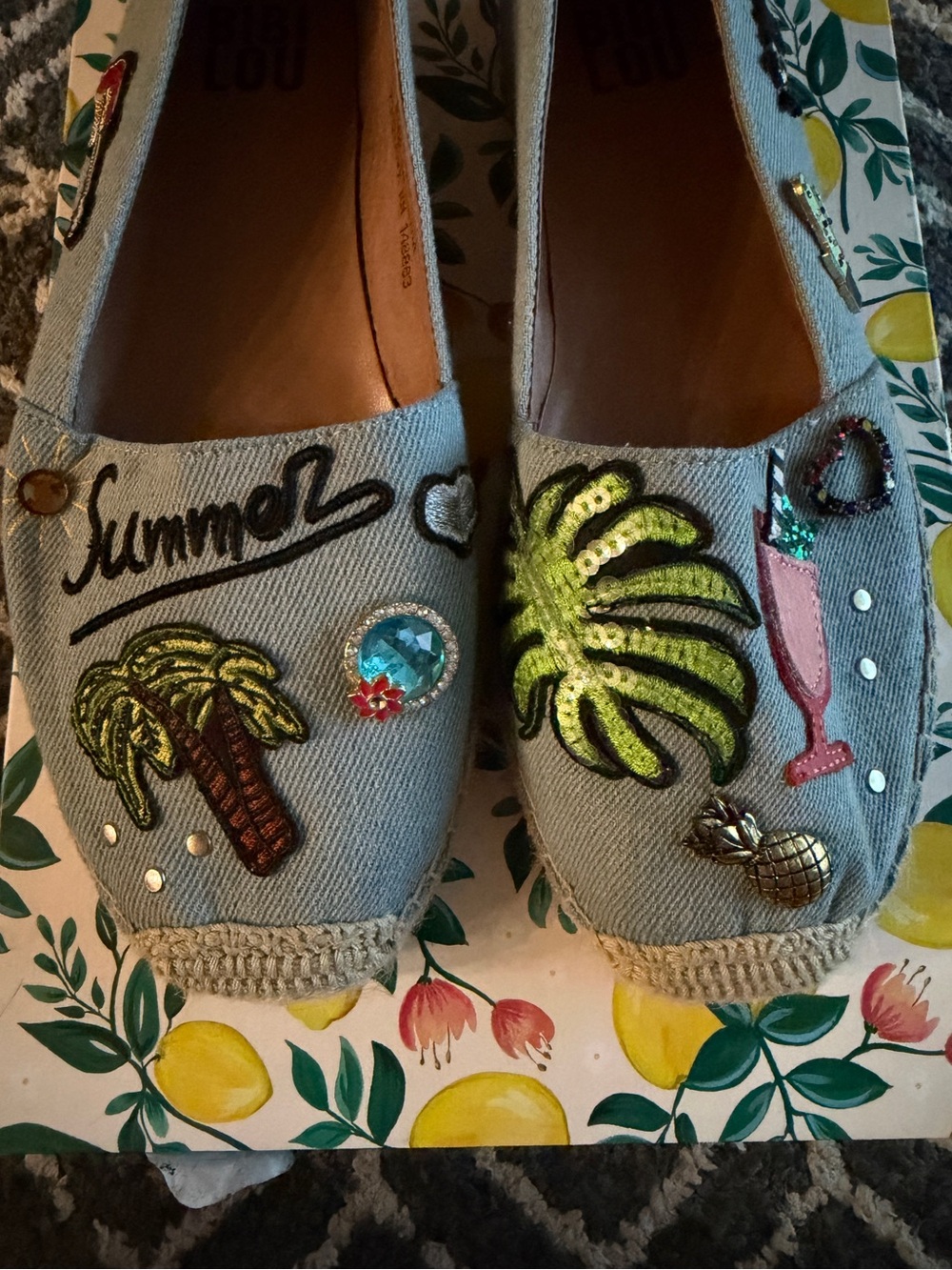 BiBILou Summer Espadrille Flat- Size 41 (US Women’s 10)